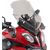 GIVI / ジビ Windscreen for BMW S 1000 XR 15-19 (K49) color light smoke, dim. HxW 50x43,5 cm, 13 cm higher than oe, fits oe headlight fairing | D5119S