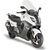 GIVI / ジビ Windscreen for BMW C 650 Sport color clear, dim. HxW 71x53 cm, fits oe headlight fairing | D5121ST