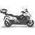 GIVI / ジビ Windscreen for BMW C 650 Sport color clear, dim. HxW 71x53 cm, fits oe headlight fairing | D5121ST