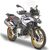 GIVI / ジビ Windscreen for BMW F 750 GS, F 850 GS, dim. HxW 54,5x49cm, 27cm higher than oe screen | D5127ST
