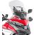 GIVI / ジビ Screen for Ducati Multistrada V4, color clear, dim. HxW 50 x 38 cm, 8 cm higher than oem screen | D7413ST
