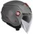 GIVI / ジビ Jet helmet 12.5 SOLID COLOR Matte Titanium, Size 60/L | H125BG76860