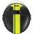 GIVI / ジビ Jet helmet 12.5 GRAPHIC TOUCH Matte Black/Yellow, Size 58/M | H125FTHBY58