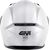 GIVI / ジビ Full face helmet 50.7 SOLID COLOR White, Size 56/S | H507BB91056