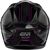GIVI / ジビ Full face helmet 50.9 ENIGMA Black/Titanium/Pink, Size 56/S | H509FNGBP56