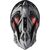 GIVI / ジビ Off-Road Helmet 60.1 GLOOM Matte Black/Titanium/Red, Size 63/XXL | H601FGLBR63