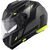 GIVI / ジビ Flip-up helmet X.21 EVO NUMBER Matte Black/Titanium/Yellow, Size 56/S | HX21RNBBY56