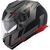 GIVI / ジビ Flip-up helmet X.21 EVO NUMBER Matt Titanium/Black/Red, Size 61/XL | HX21RNBTR61