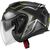 GIVI / ジビ Jet helmet X.25 TRACE Matte Black/Titanium/Yellow, Size 54/XS | HX25FTCBY54