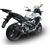 GPR / ジーピーアール Original For Honda Crossrunner 800 2017/20 E4 Homologated スリッポンエキゾースト Furore Evo4 Nero | E4.241.FUNE