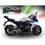 GPR / ジーピーアール Original For Bmw R 1200 Rs Lc 2017/19 E4 Homologated スリッポンエキゾースト Furore Evo4 Nero | E4.BMW.97.FNE4