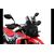 Powerbronze / パワーブロンズ Adventure Sports Screen for HONDA CRF250 RALLY 17-20/CRF300 RALLY 21-23 (380 MM HIGH)/SOLID BLACK | 460-H115-003