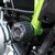 GSGモトテクニック クラッシュパッドセット アダプター アルミ ブラックアノダイズド Kawasaki Z 650 (2017 -) | 4060250-K64-SH