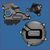 GBRacing / ジービーレーシング モト3ホンダ, セカンダリ エンジンカバーセットブランクリッド | EC-M3H-2012-SET-GBR