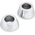 Harley-Davidson Front Wheel Spacers - Chrome - Tapered - Fits '08-Later - Without Abs | 41458-08