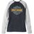 Harley-Davidson Bar Font Raglan Sleeve Henley For Women, Colorblock Design | 96087-22VW