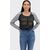 Harley-Davidson Bar Font Raglan Sleeve Henley For Women, Colorblock Design | 96087-22VW