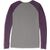 Harley-Davidson Notched Neck Raglan Sleeve Baseball Hem Tee For Women, Colorblock-Design | 96088-22VW