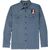 Harley-Davidson Block Font Solid Mechanics Shirt For Men, China Blue | 96069-22VM