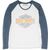 Harley-Davidson Scoop Neck Raglan Sleeve Baseball Hem Tee For Women, Colorblock Design | 96075-22VW