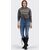 Harley-Davidson Women'S Racer Font Crossover Neck Hoodie, Blackened Pearl | 96077-22VW