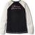 Harley-Davidson Script Font Laced Front Waffle Henley For Women, Black Beauty | 96090-22VW