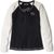 Harley-Davidson Script Font Laced Front Waffle Henley For Women, Black Beauty | 96090-22VW