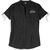 Harley-Davidson Script Font Laced Sleeve Shirt For Women, Black Beauty | 96115-22VW