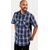 Harley-Davidson Men'S Staple Poplin Shirt, Blue Plaid | 96163-23VM