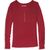 Harley-Davidson Silver Wing Five Button Henley For Women, Cabernet | 96245-22VW