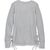 Harley-Davidson Silver Wing Side Tie Waffle Knit Top For Women, Forged Iron Heather | 96244-22VW
