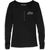 Harley-Davidson Script Font Five Snap Henley For Women, Black Beauty | 96261-22VW