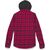 Harley-Davidson Bar & Shield Women'S Flannel Shirt Jacket W/ Removable Hood, Yarn Dyed Plaid-Red | 96273-22VW