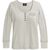 Harley-Davidson Women'S Rose Graphic Henley Knit Top, Vapor Blue | 96389-21VW
