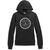 Harley-Davidson Women'S #1 Circle Graphic Pullover Hoodie, Black Beauty | 96388-21VW