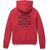 Harley-Davidson Women'S Metropolitan Zip Front Hoodie, Redline Red Heather | 96421-22VW