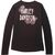 Harley-Davidson Women'S Fireside Roses Thermal Henley, Black Beauty | 96452-23VW