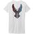 Harley-Davidson Women'S Forever Freedom Eagle Tee, Bright White | 96638-22VW