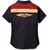 Harley-Davidson Women'S 120Th Anniversary Elemental Zip Front Shirt, Colorblock-Design-Black Beauty | 96749-23VW