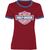 Harley-Davidson Women'S Essential Bar & Shield Ringer Tee, Chili Pepper | 96619-22VW