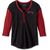 Harley-Davidson Henley-Knit, Colorblock-Design-Black Beauty | 97477-23VW