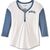 Harley-Davidson Henley-Knit, Colorblock-Design-Bright White | 97478-23VW