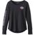 Harley-Davidson Women'S Hero Long Sleeve Knit Top, Black Beauty | 97487-23VW
