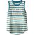 Harley-Davidson Tank-Knit, Yarn Dyed Stripe-Oil Green | 97502-23VW
