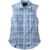 Harley-Davidson Women'S Faith Sleeveless Plaid Shirt, Yarn Dyed Plaid-Skyway | 97523-23VW