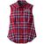 Harley-Davidson Women'S Faith Sleeveless Plaid Shirt, Yarn Dyed Plaid-Winery | 97524-23VW