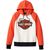 Harley-Davidson Custom Colorblock Bar & Shield Pullover Hoodie For Women, Block Design/Vintage Orange | 99009-23VW