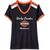 Harley-Davidson Women'S Iconic V-Neck Shoulder Stripe Tee, Black Beauty | 99012-23VW