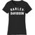Harley-Davidson Women'S Forever Racer Font Tee, Black Beauty | 99019-23VW