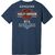 Harley-Davidson Men'S Oil Can Tee, Ensign Blue | 99075-22VM
